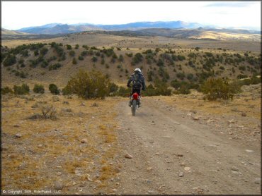 Honda CRF Motorcycle at Mount Seigel OHV Trails