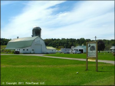 RV Trailer Staging Area and Camping at Thornwood MX Track