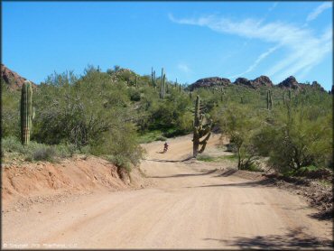 Wide and smooth entrance road.