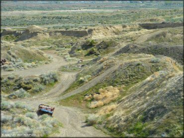 Example of terrain at Jungo Pits Trail
