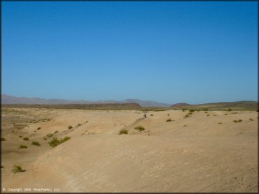 Motorcycle at Boulder Hills OHV Area