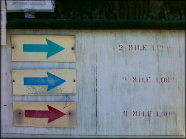 Amenities example at Manchester State Forest OHV Trails