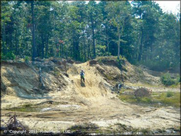 Kawasaki KX Off-Road Bike at Diamond MX Track