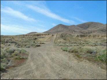 Terrain example at Jungo Pits Trail