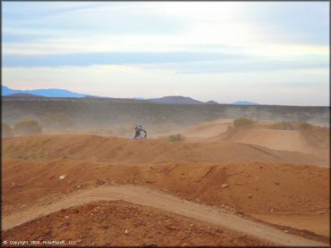 Off-Road Bike at Nomads MX Track OHV Area