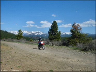 Honda CRF Motorbike at Boca Reservoir Trail