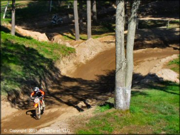 KTM Dirt Bike at The Wick 338 Track