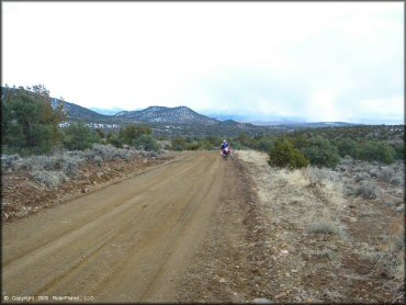 Honda CRF Motorcycle at Old Sheep Ranch Trail