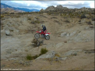 Honda CRF Motorcycle at Prison Hill Recreation Area Trail