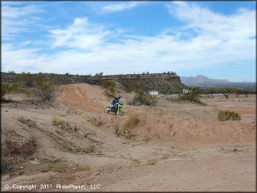Kawasaki KX Trail Bike at Grinding Stone MX Track