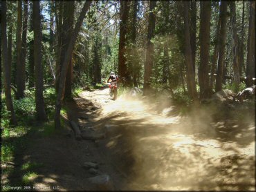 Honda CRF Dirt Bike at Lower Blue Lake Trail