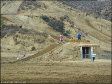 Honda CRF Motorcycle at Glen Helen OHV Area