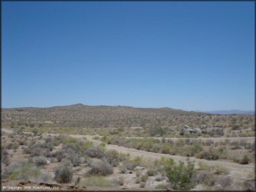 Scenic view at Spangler Hills OHV Area Trail