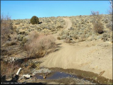 Terrain example at Washoe Valley Jumbo Grade OHV Area