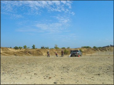 RV Trailer Staging Area and Camping at La Grange OHV Park OHV Area