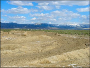 Scenic view at Battle Mountain MX Track