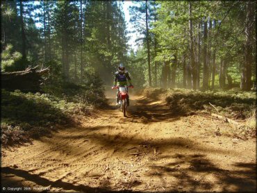 Honda CRF Motorbike at Interface Recreation Trails