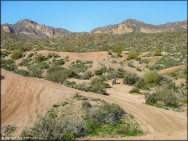 Honda CRF Motorcycle at Bulldog Canyon OHV Area Trail