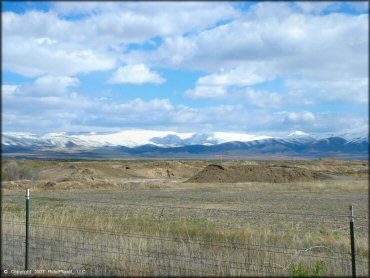 Scenery from Battle Mountain MX Track