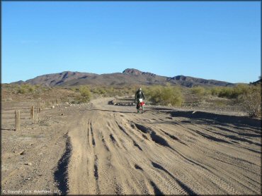 Honda CRF Motorbike at Shea Pit and Osborne Wash Area Trail