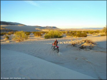 Honda CRF Motorbike at Rasor OHV Area