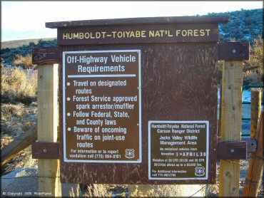 Amenities example at Jacks Valley Trail