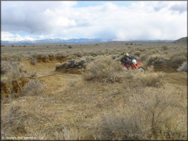 Honda CRF Trail Bike at Old Sheep Ranch Trail