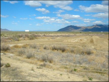 Scenic view of Battle Mountain MX Track