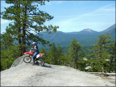 Honda CRF Motorcycle at Twin Peaks And Sand Pit Trail