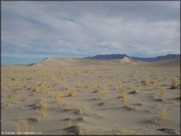 OHV at Tonopah Dunes Dune Area