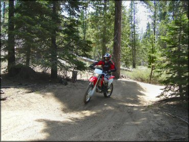 Honda CRF Motorcycle at Twin Peaks And Sand Pit Trail