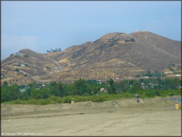 Off-Road Bike at Lake Elsinore Motocross Park Track