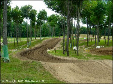 A trail at Area 51 Motocross OHV Area