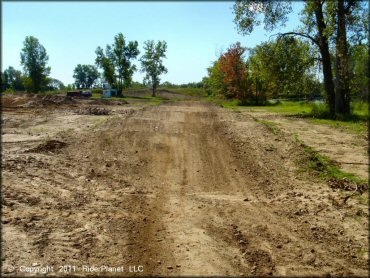 A trail at Savannah MX Park Track