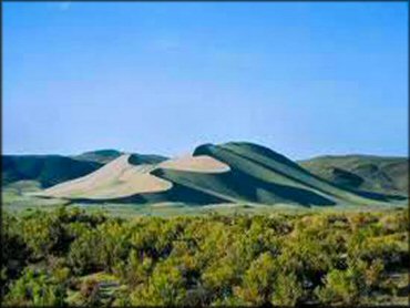 Scenic view at Sand Mountain OHV Area