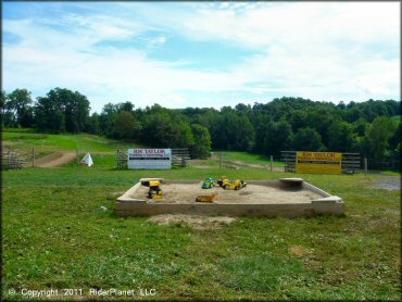 Some amenities at Pavilion MX OHV Area