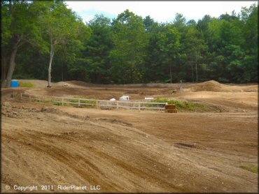 A trail at Central Cycle Club Inc Track