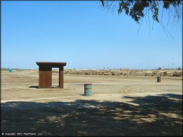 RV Trailer Staging Area and Camping at DT1 MX Park Track