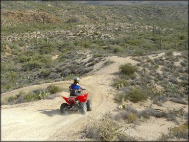OHV at Log Corral Canyon Trail