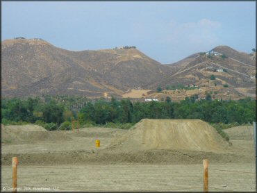 A trail at Lake Elsinore Motocross Park Track