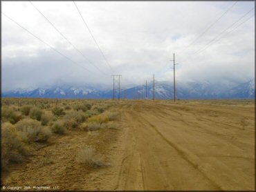 RV Trailer Staging Area and Camping at Old Sheep Ranch Trail