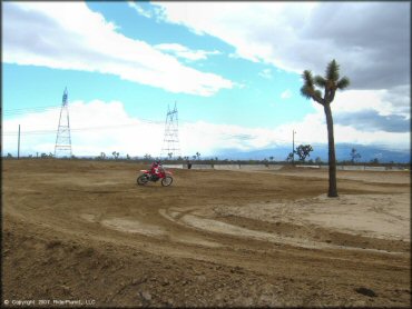 Honda CRF Dirt Bike at Adelanto Motorplex Track