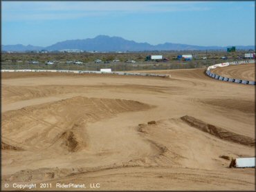 Example of terrain at Firebird Motocross Park Track