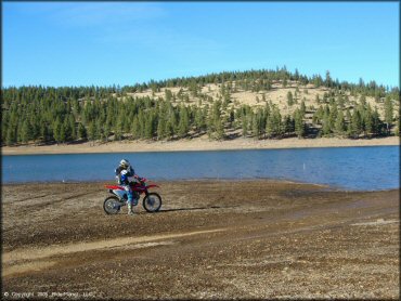 Honda CRF Off-Road Bike at Billy Hill OHV Route Trail