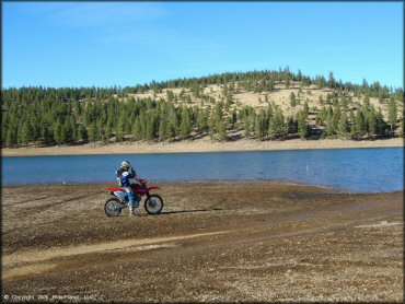 Honda CRF Motorcycle at Billy Hill OHV Route Trail