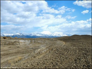 Scenery at Battle Mountain MX Track