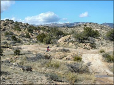 Honda CRF Dirt Bike at Redington Pass Trail