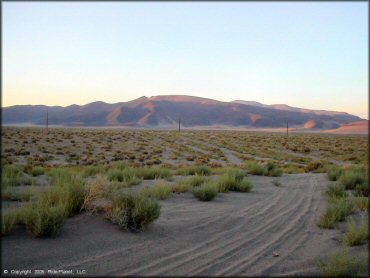 A trail at Fernley MX OHV Area