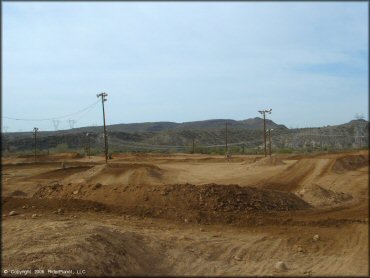 Example of terrain at Canyon Motocross OHV Area