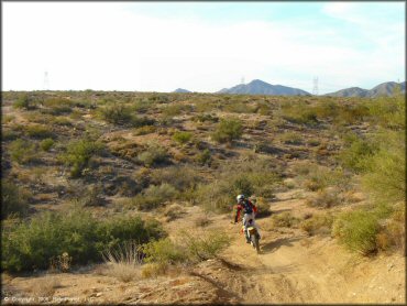 OHV at Desert Vista OHV Area Trail